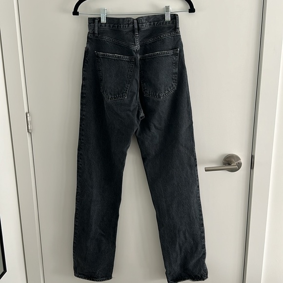 AGOLDE 90’s Pinch Waist Denim - Black Tea - Picture 4 of 4